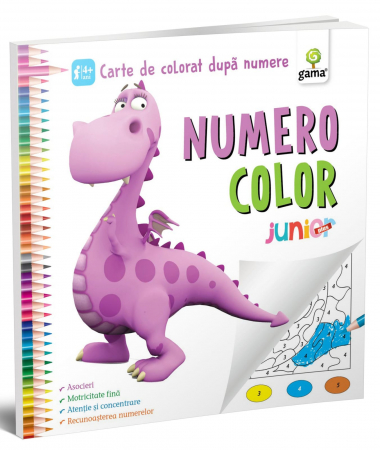 Jucarii copii 4-5 ani - NumeroColor • Junior Plus, Editura Gama, 4-5 ani +