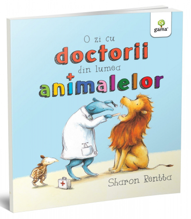Jucarii copii 4-5 ani - O zi cu doctorii din lumea animalelor, Editura Gama, 2-3 ani +