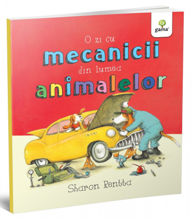 Jucarii copii 4-5 ani - O zi cu mecanicii din lumea animalelor, Editura Gama, 2-3 ani +