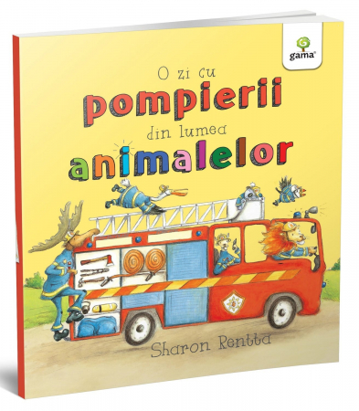 Carti educative - O zi cu pompierii din lumea animalelor, Editura Gama, 2-3 ani +