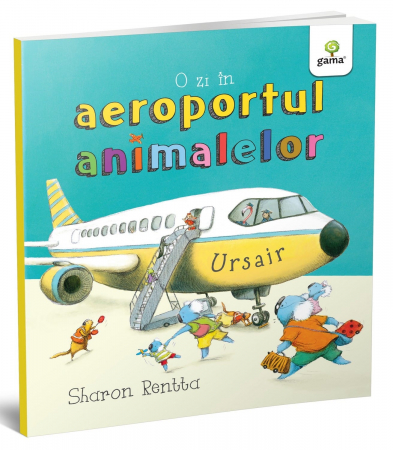 Jucarii copii 4-5 ani - O zi în aeroportul animalelor, Editura Gama, 2-3 ani +