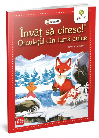 Jucarii copii 4-5 ani - Invat sa citesct, Omulețul de turtă dulce, Editura Gama, +5 ani