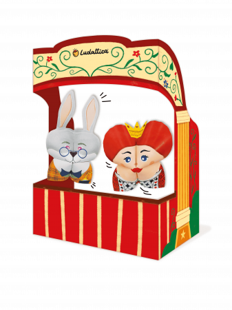 Set de Teatru de Păpuși Origami – Alice în Țara Minunilor, +5 ani, Ludattica [2]