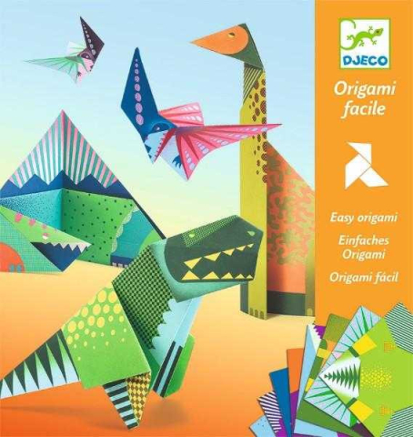 Jocuri Origami - Origami Djeco, Dinozauri, 6-7 ani +