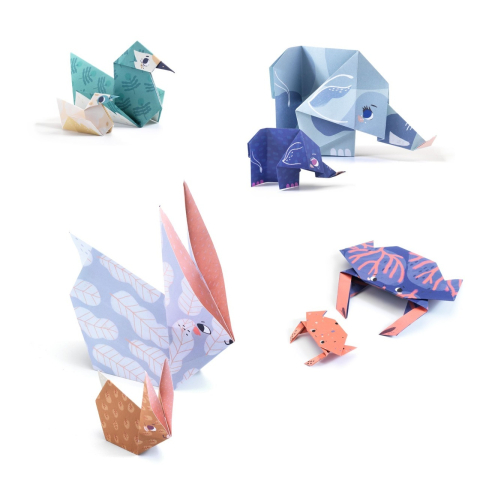 Origami Djeco, Familii de animale, 6-7 ani + [3]