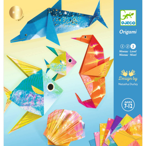 Jocuri Origami - Origami Djeco, ocean, 2-3 ani +