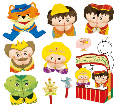 Set de Teatru de Păpuși Origami – Motanului Încălțat, +5 ani, Ludattica [1]