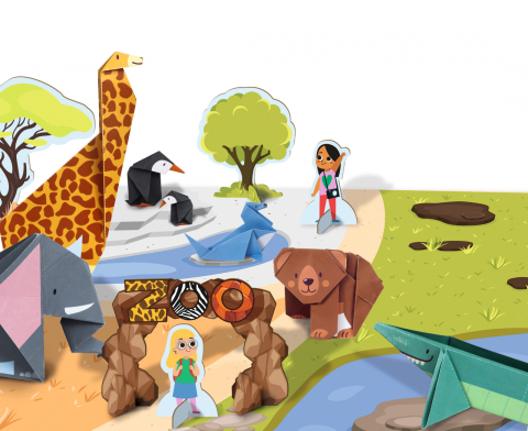 Origami - Zoo - nivel 2 [3]