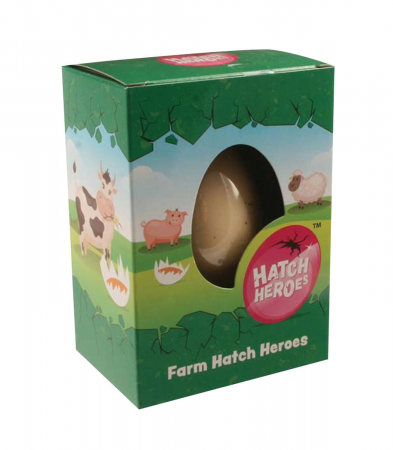 Jucarii educative 2 - 3 ani - Ou - Animalute de la ferma 7 cm, Nurchum, + 3 ani