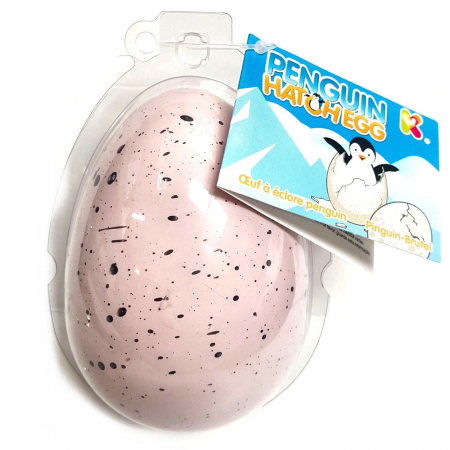 Jocuri si jucarii stiinta - Ou mare - Pinguin 11 cm, Nurchum, + 3 ani