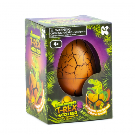 Jucarii educative 2 - 3 ani - Ou T-Rex 11 cm, Nurchum, + 3 ani