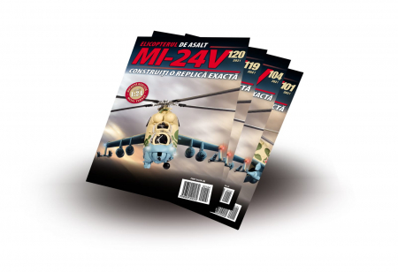 Produse - Pachet Macheta Elicopterului de asalt MI-24V Nr. 111-120 (10 numere), Eaglemoss, 12 ani +