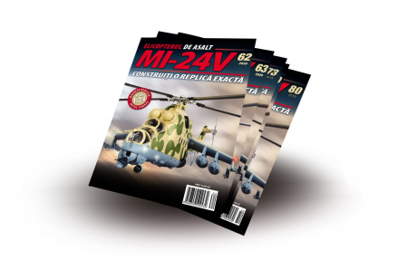 Produse - Pachet Macheta Elicopterului de asalt MI-24V Nr. 62-80 (19 numere), Eaglemoss, 12 ani +
