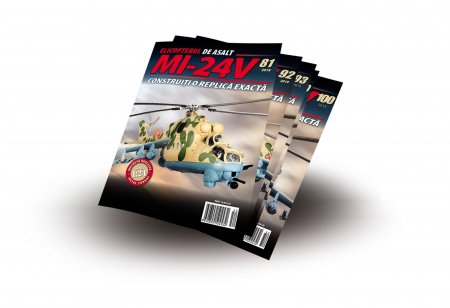 Produse - Pachet Macheta Elicopterului de asalt MI-24V Nr. 81-100 (20 numere), Eaglemoss, 12 ani +