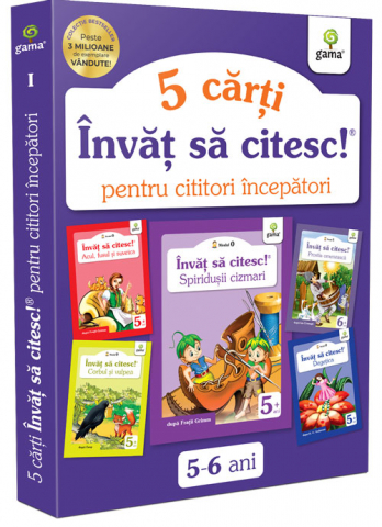 Jucarii copii 4-5 ani - Pachet pentru cititori începători I, Editura Gama, 5-6 ani