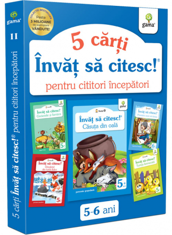 Jucarii copii 4-5 ani - Pachet pentru cititori începători II, Editura Gama, 5-6 ani