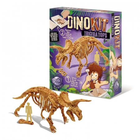 Paleontologie - Dino Kit - Triceratops, BUKI France, 8-9 ani + [2]
