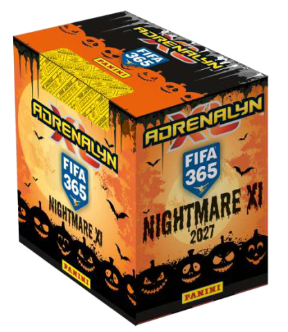 Panini Adrenalyn XL Nightmare - Pachet 10 Carduri, 5 Base + 4 FANS Nightmare XL Exclusive + 1 LE [1]