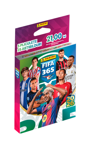 Jucarii copii 10-11 ani - Panini FIFA 365 Sticker Collection 2026: Eco blister