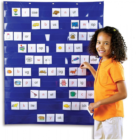 Gradinita si scoala - Panou cu buzunare, Learning Resources, 2-3 ani +