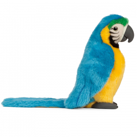 Papagal Macaw Albastru 24 cm  - Jucarie de plus Living Nature [1]