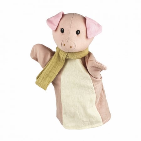 Jocuri de rol - Papusa de mana, purcel, Egmont Toys, 0 luni +
