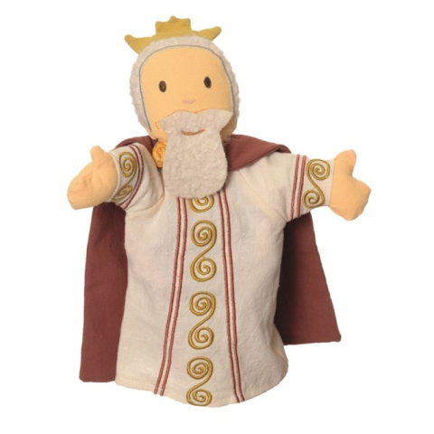 Jucarii copii 1-2 ani - Papusa de mana Regele intelept, Egmont Toys, 0-1 ani +