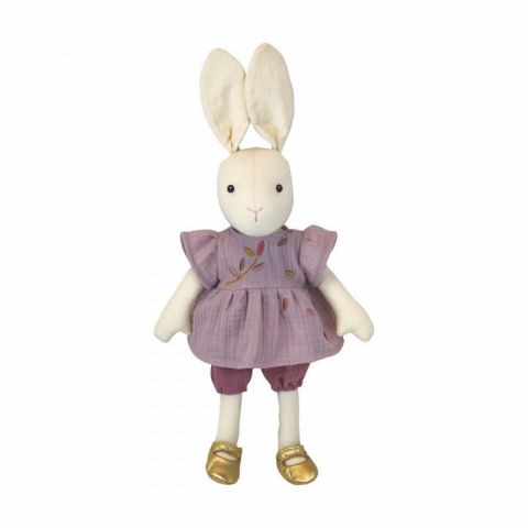 Jucarii copii 1-2 ani - Papusa iepurica, Sidonie cu hainute, Egmont Toys, 3 luni+