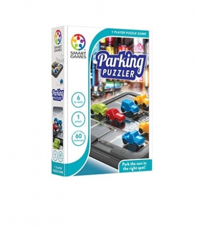 Jocuri de logica - Smart Games - Parking Puzzler, , joc de logica cu 60 de provocari, 6+ ani