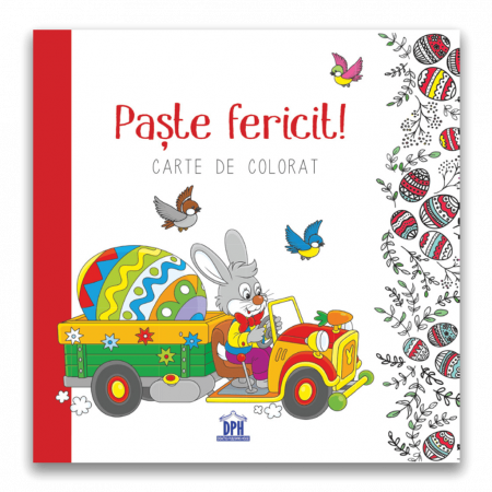 Cadouri copii - Paste fericit! - Carte de colorat, DPH, 2-3 ani +