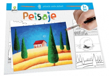 Jucarii baieti - Picturi Peisaje, Editura Gama, 2-3 ani +
