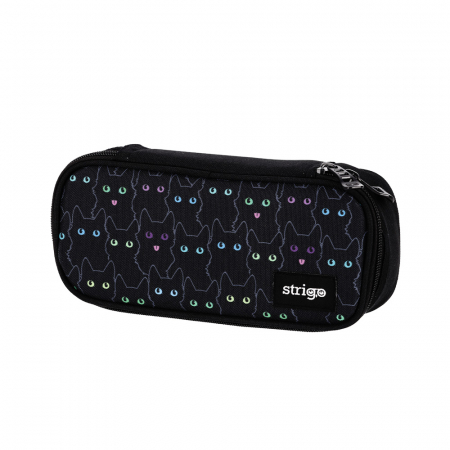 Penar un compartiment,Strigo cu separator si buzunar interior, neechipat, Pisici [1]