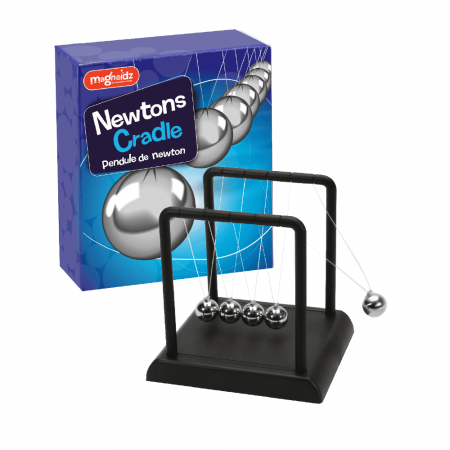 Jocuri si jucarii stiinta - Perpetuum Mobile - Pendulul lui Newton, Magnoidz, 6-7 ani +