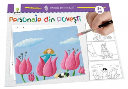 Jucarii baieti - Personaje din poveşti, Editura Gama, 2-3 ani +