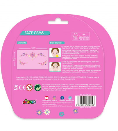 Pietre stralucitoare pentru fata - Flori, + 3 ani [2]