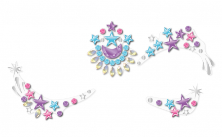 Pietre stralucitoare pentru fata - Stele, + 3 ani [1]