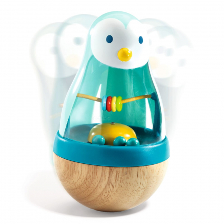 Cadouri copii - Pinguinul Roly Pingui Djeco, 1-2 ani +