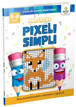 Carti pentru copii - Pixeli simpli