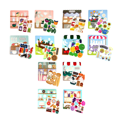 Planse cu abtibilduri - Piata fermierilor [3]