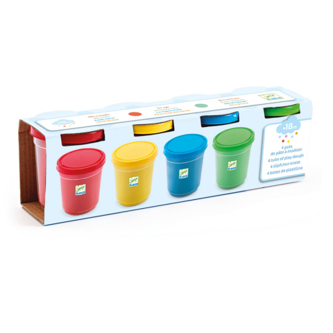 Vârsta - Plastilina Djeco, culori clasice, 1-2 ani +