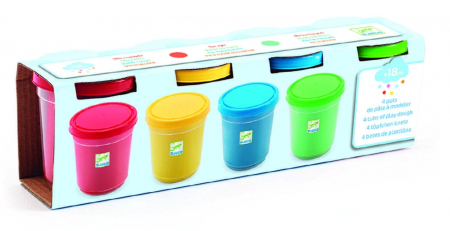 Papetarie si Rechizite - Plastilina Djeco, culori clasice, 1-2 ani +