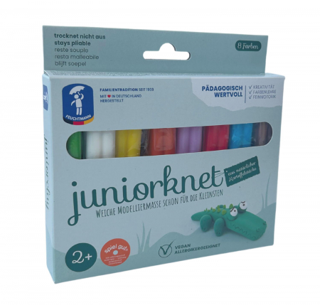 Gradinita si scoala - Plastilina non-toxica - 8 culori, FEUCHTMANN, 2-3 ani +