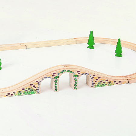 Pod cu arcade, BIGJIGS Toys, 2-3 ani + [1]