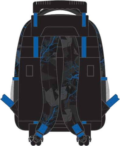 POKEMON Ghiozdan scolar tip troller, 3 compartimente plus buzunar lateral 43x33x20.5 cm, 27l [3]