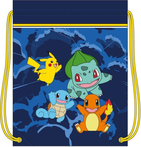 Ghiozdane si accesorii - POKEMON, sac sport cu snur, 43x37 cm