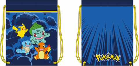 POKEMON, sac sport cu snur, 43x37 cm [2]