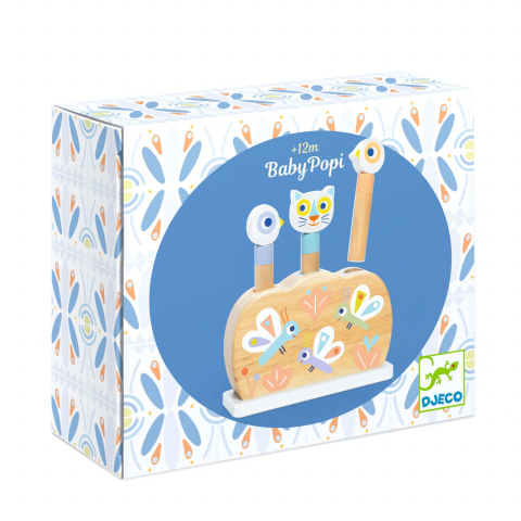 Vârsta - Pop up jucarie motorica BabyPopi, Djeco, 1-2 ani +