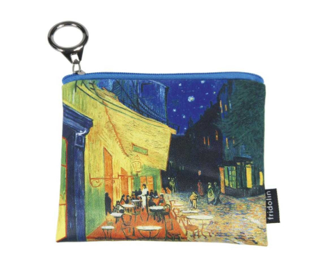 Vârsta - Portmoneu textil Van Gogh Cafe de nuit, Fridolin, 2-3 ani +