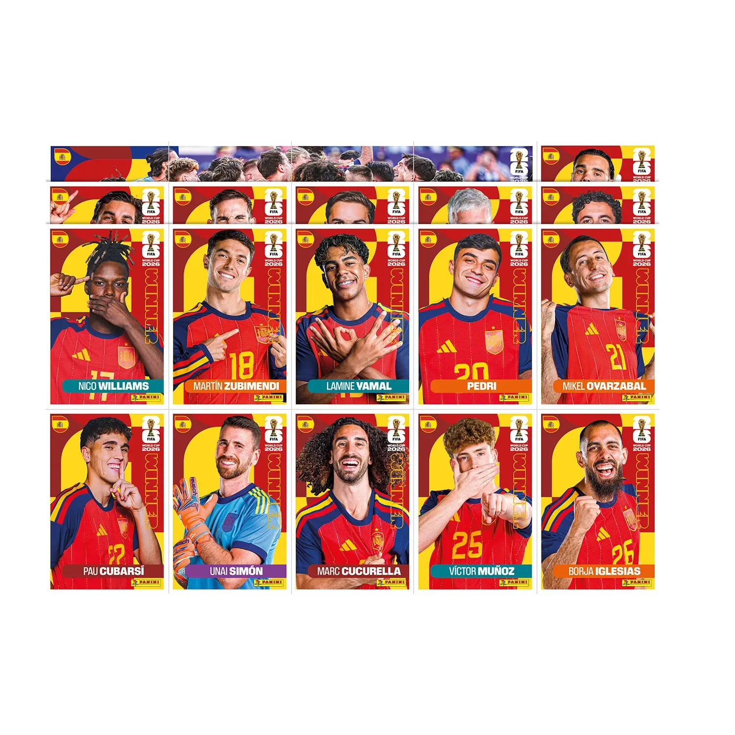 POSTER OFICIAL SPANIA-CAMPIOANA MONDIALA PANINI FIFA WORLD CUP 2026™ [2]