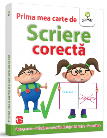 Carti si culegeri cu exercitii - Prima mea carte de scriere corectă, Editura Gama, 6-7 ani +
